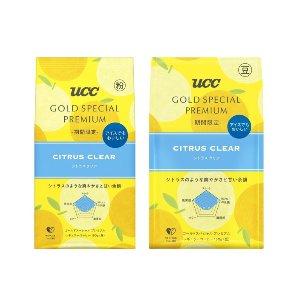 UCC 上島咖啡店 GOLD SPECIAL PREMIUM 柑橘風味咖啡 (咖啡粉/咖啡豆) 150g