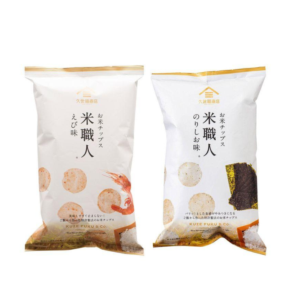Kuzefuku 久世福商店 米香脆片 (蝦子口味/海苔鹽口味) 100g
