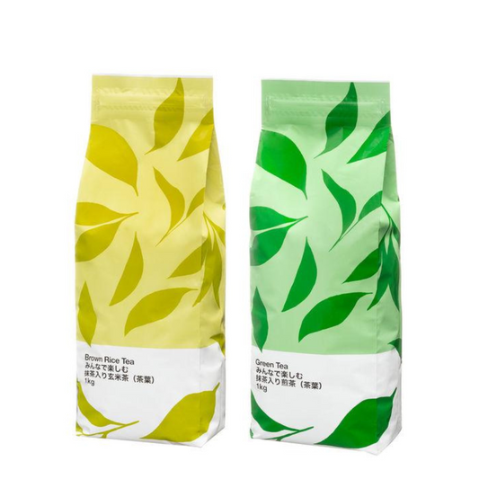 ooigawachaen 大井川茶園 抹茶風味茶（玄米茶/煎茶）1kg