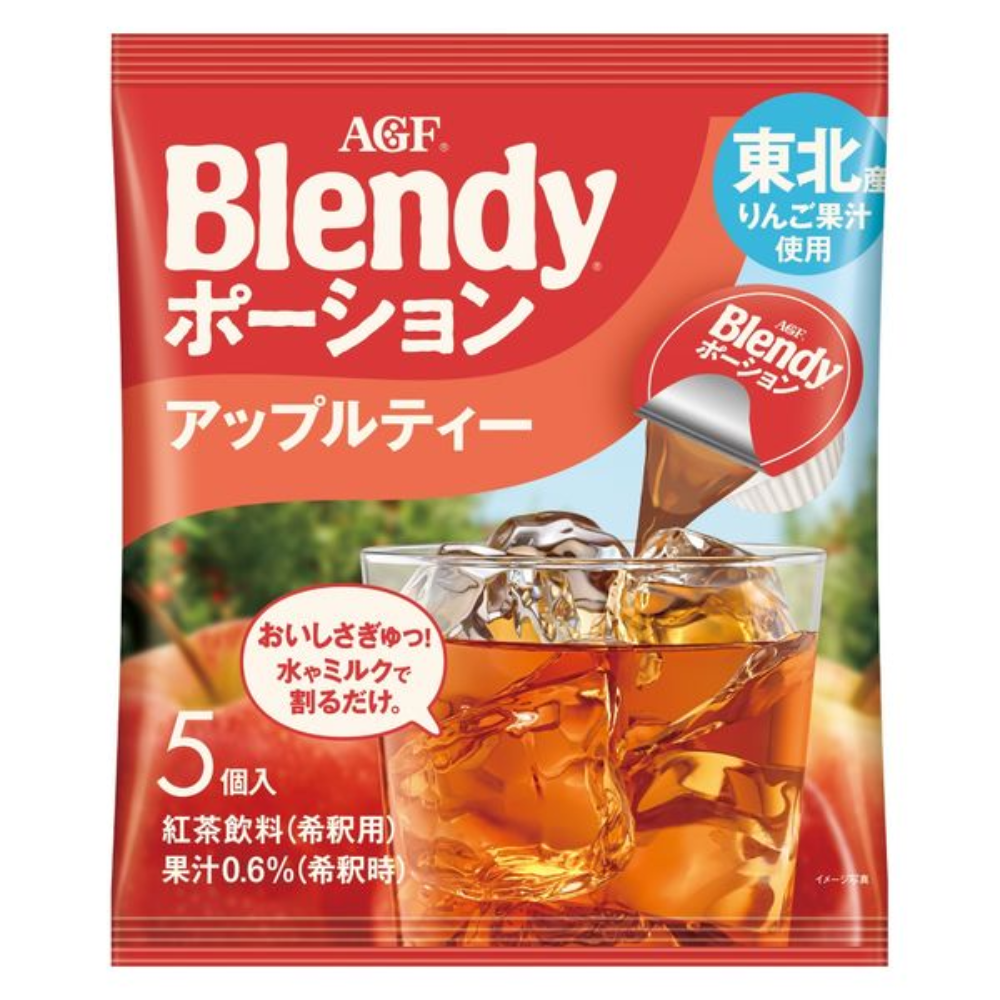 Ajinomoto 味之素 AGF Blendy 蘋果茶 1盒(5入) / 綜合水果茶 1盒(6入)
