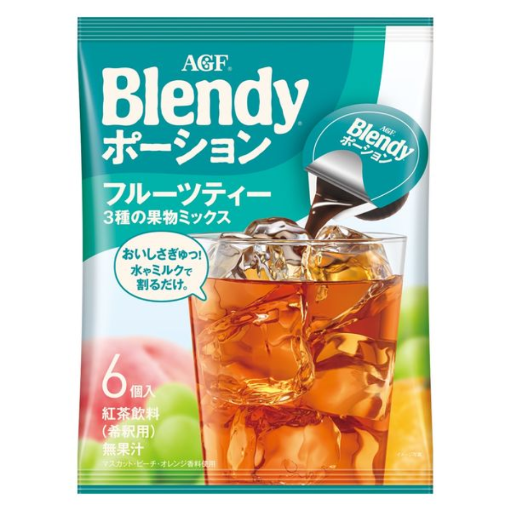 Ajinomoto 味之素 AGF Blendy 蘋果茶 1盒(5入) / 綜合水果茶 1盒(6入)