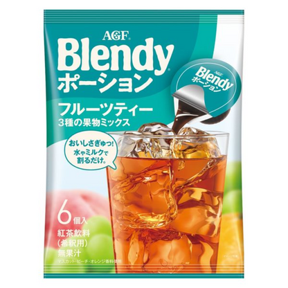Ajinomoto 味之素 AGF Blendy 蘋果茶 1盒(5入) / 綜合水果茶 1盒(6入)