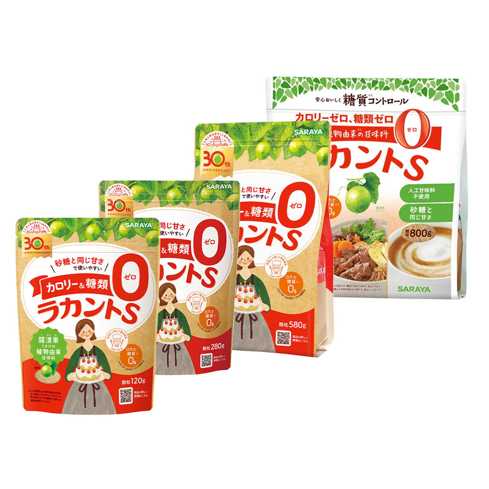 Saraya 羅漢果 S 代糖 天然甜味劑 赤藻糖醇 (120g / 280g / 580g / 800g)