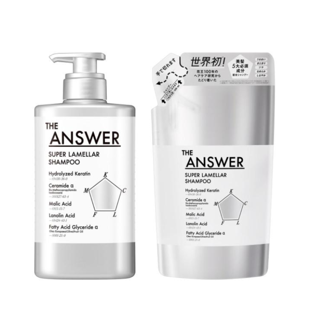Kao 花王 THE ANSWER 無矽靈 洗髮精 (400ml / 補充裝 320ml)