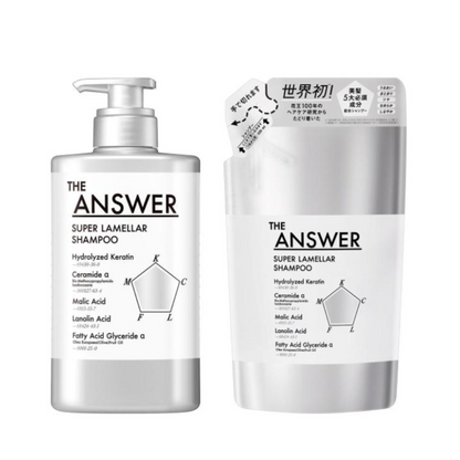 Kao 花王 THE ANSWER 無矽靈 洗髮精 (400ml / 補充裝 320ml)