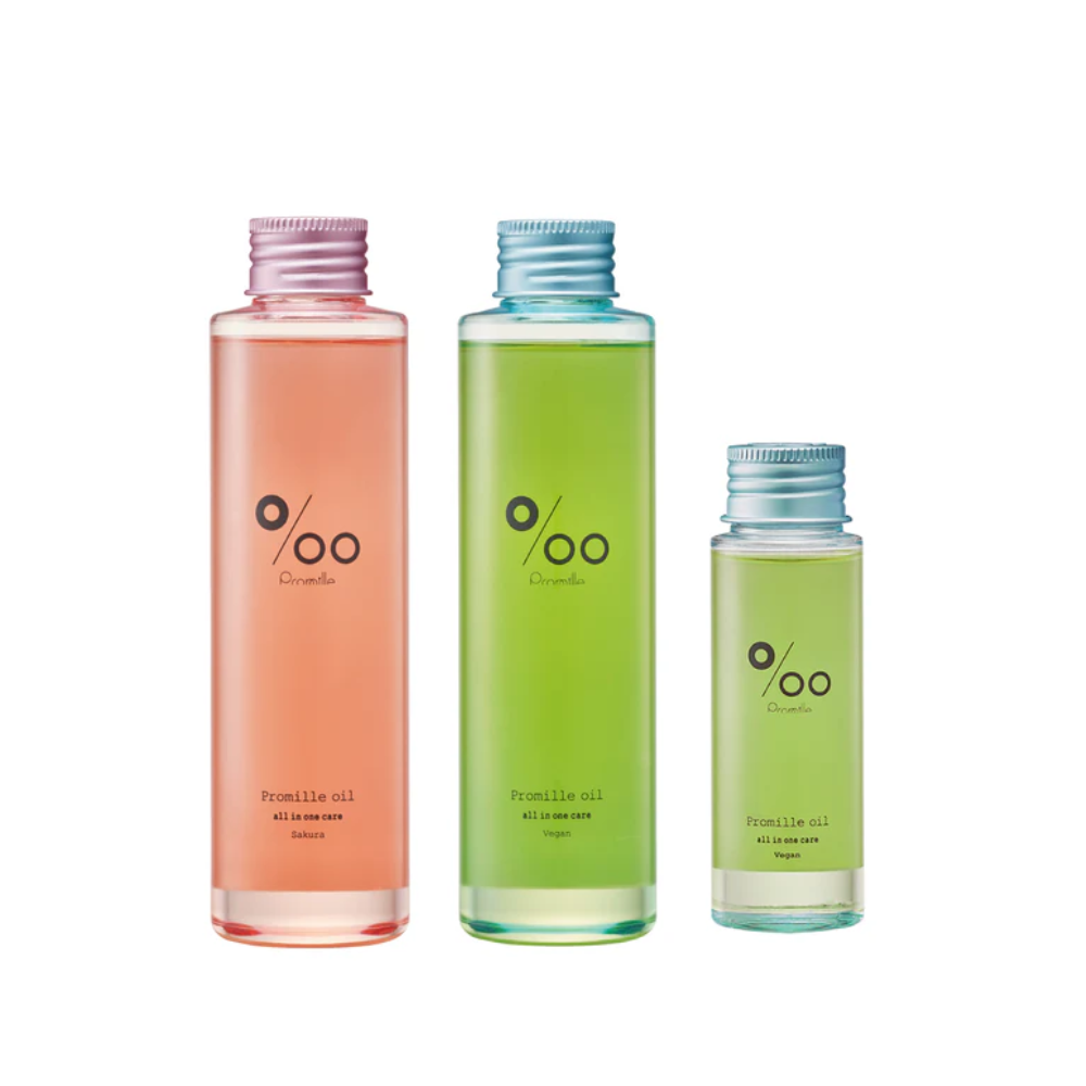 Promille 純素 精油 多功能 護髮油 按摩油（純素/櫻花）50ml/150ml