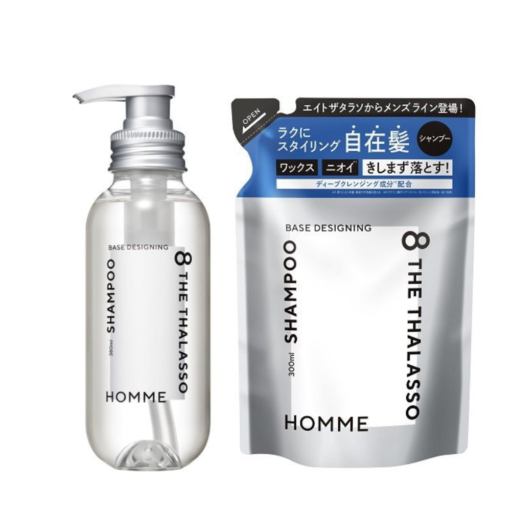 8 The Thalasso Homme 基本設計 洗髮精 神秘香氛 補充裝 300ml