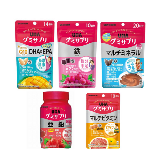 UHA味覺糖 UHA保健軟糖系列 維他命（10天份/14天份/30天份）
