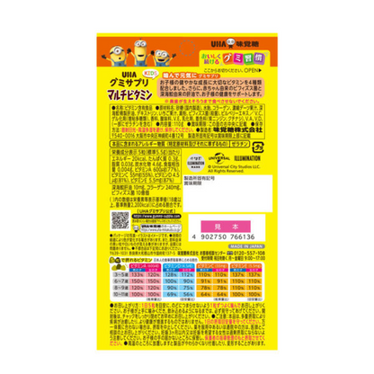 UHA味覺糖 兒童 保健軟糖 營養軟糖 小小兵（葉黃素/綜合維他命）1包20 天份
