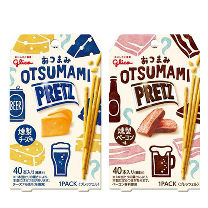 Glico 固力果 百力滋 PRETZ  (煙燻起司口味/煙燻培根口味) 24g