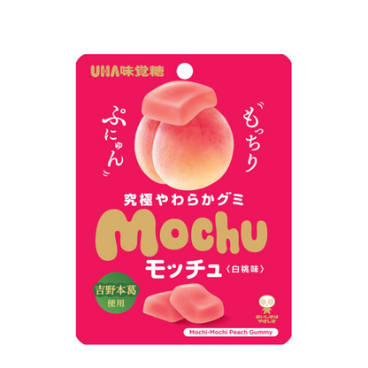 UHA 味覺糖 白桃口味 軟糖 45g