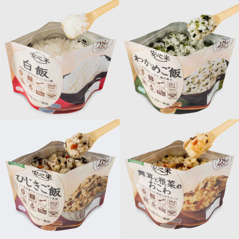 Alpha Foods 防災食品 無過敏原 即時飯 11421681 5年10個月保存期限 1盒9份入