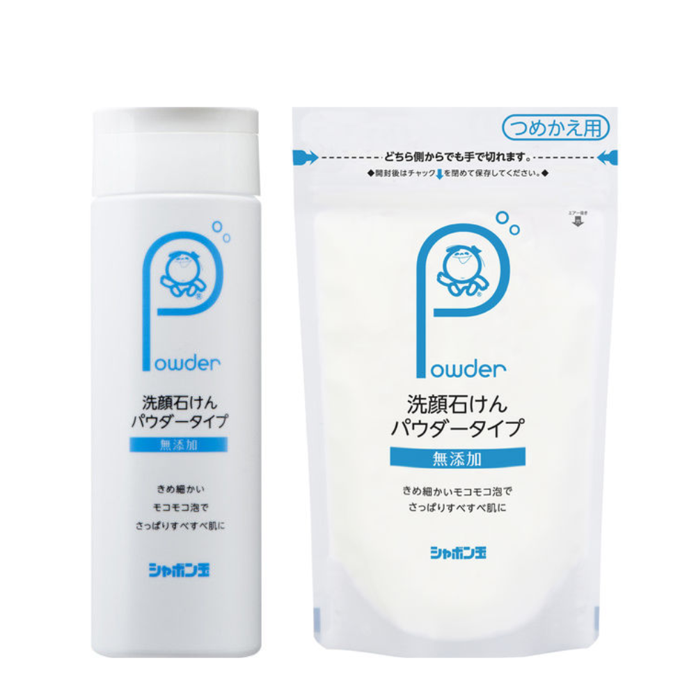 泡泡玉親膚石鹼 潔顏皂 洗顏皂 粉末型（70g / 70g 補充裝）