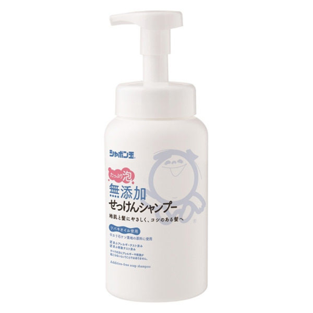 泡泡玉親膚石鹼  無添加 洗髮精 泡沫型 (瓶裝520ml / 補充裝420ml)