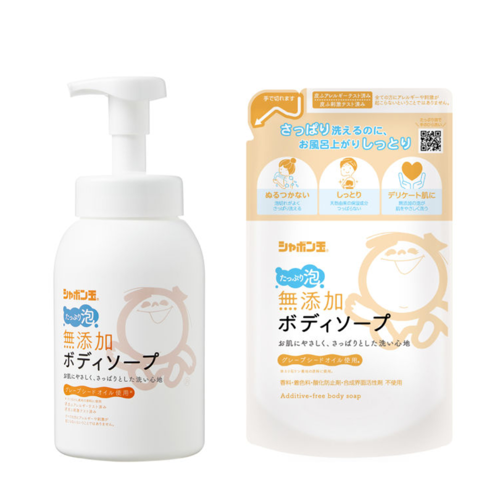 泡泡玉親膚石鹼 沐浴露 沐浴乳 沐浴慕斯（瓶裝570ml / 補充裝470ml）