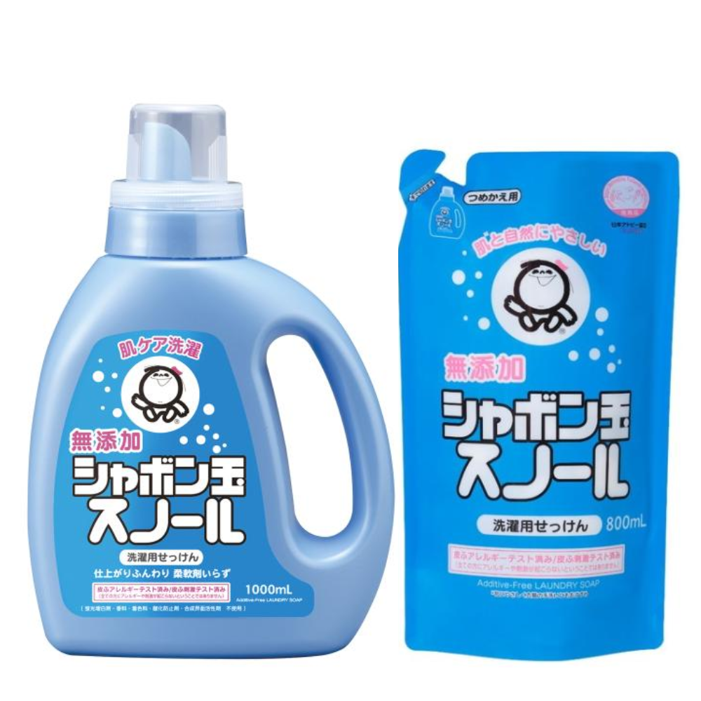 泡泡玉親膚石鹼 肥皂 洗衣皂 洗衣精（1000ml/800ml補充裝）
