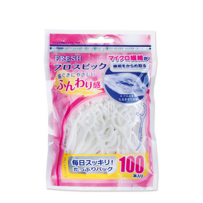 LION 獅王 DENTALPRO FRESH 牙線棒 1包(100 支入)