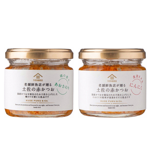 Kuzefuku 久世福商店 土佐紅鰹魚 魚鬆（青海苔 / 大蒜）120g