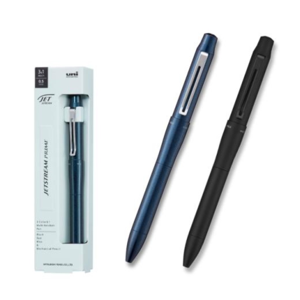 三菱鉛筆 Jetstream Prime 3&1 多功能筆 深海軍藍 0.5mm / 黑色 0.7mm 1 支