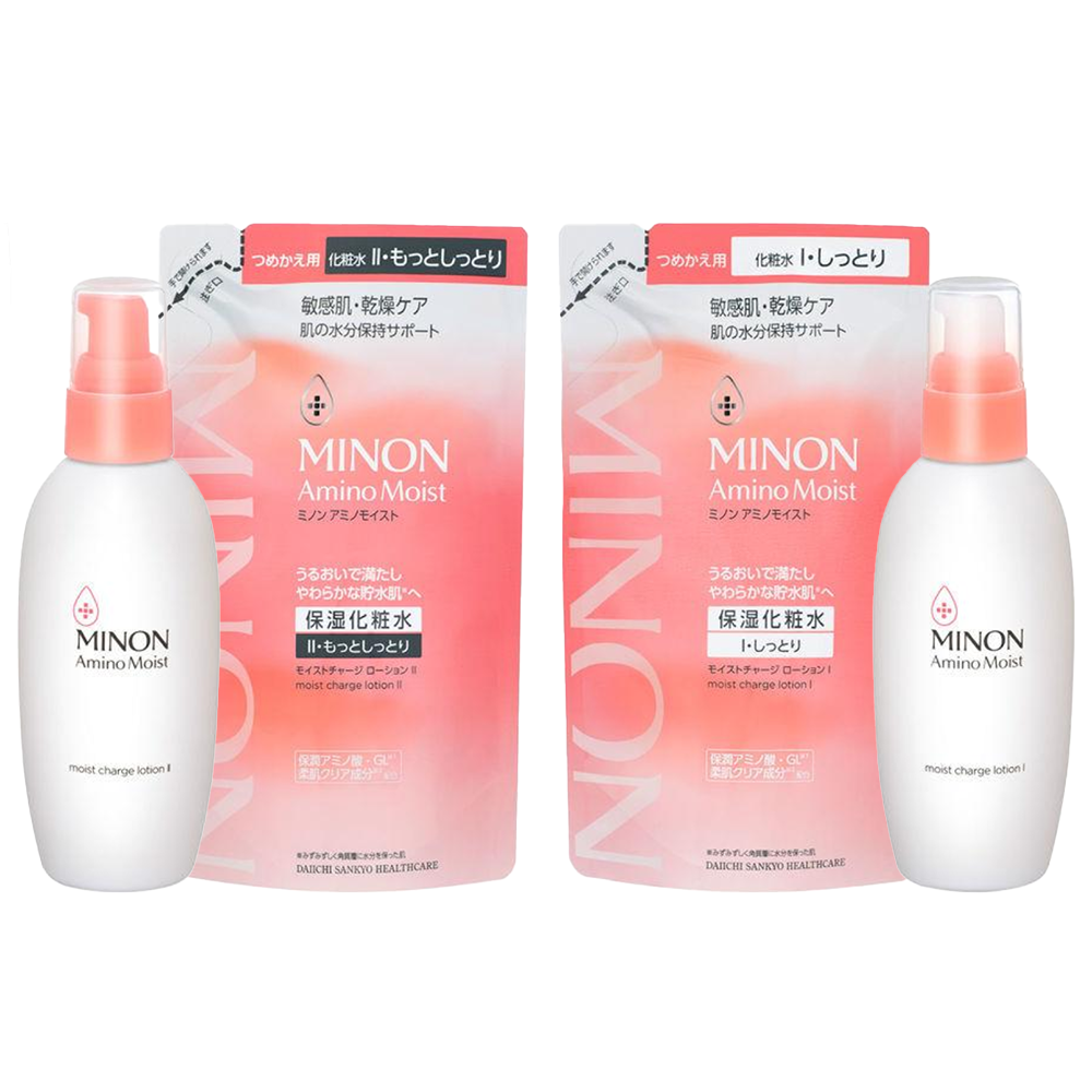 MINON 蜜濃 氨基酸保濕補水化妝水 (I 保濕 / II 特潤) 150ml / 補充裝 130ml