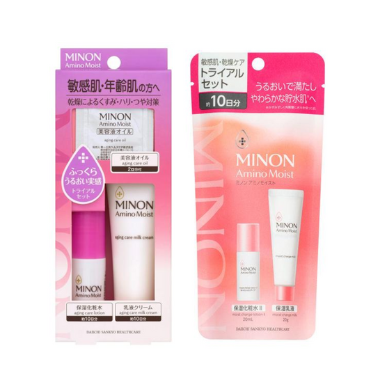 MINON 蜜濃 氨基酸（敏感肌・抗老保養 / 敏感肌・乾燥肌保養）試用組