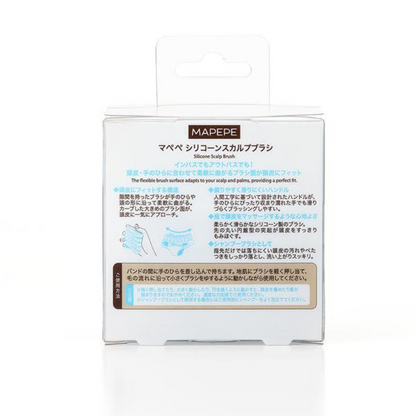 MAPEPE 矽膠頭皮刷 頭皮按摩梳（1 個）