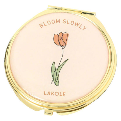 LAKOLE FLOWER 化妝鏡 隨身鏡 (波斯菊 / 鬱金香 / 玫瑰) 1個