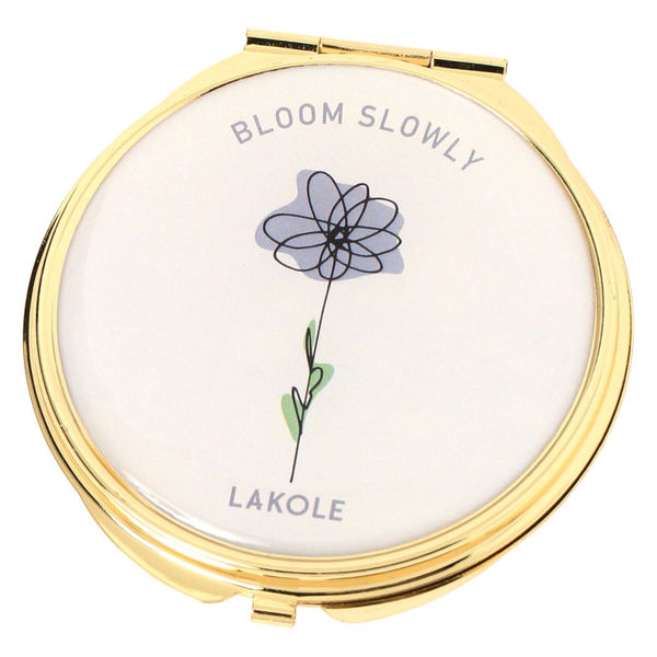 LAKOLE FLOWER 化妝鏡 隨身鏡 (波斯菊 / 鬱金香 / 玫瑰) 1個