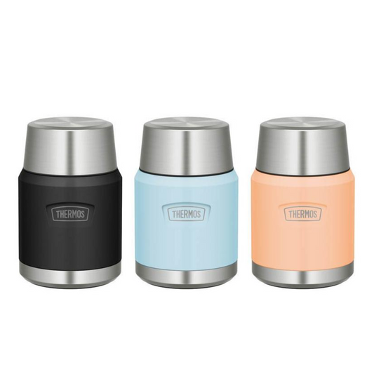 THERMOS 膳魔師 食品保溫罐（花崗岩黑/冰川藍/哈密瓜粉）500毫升