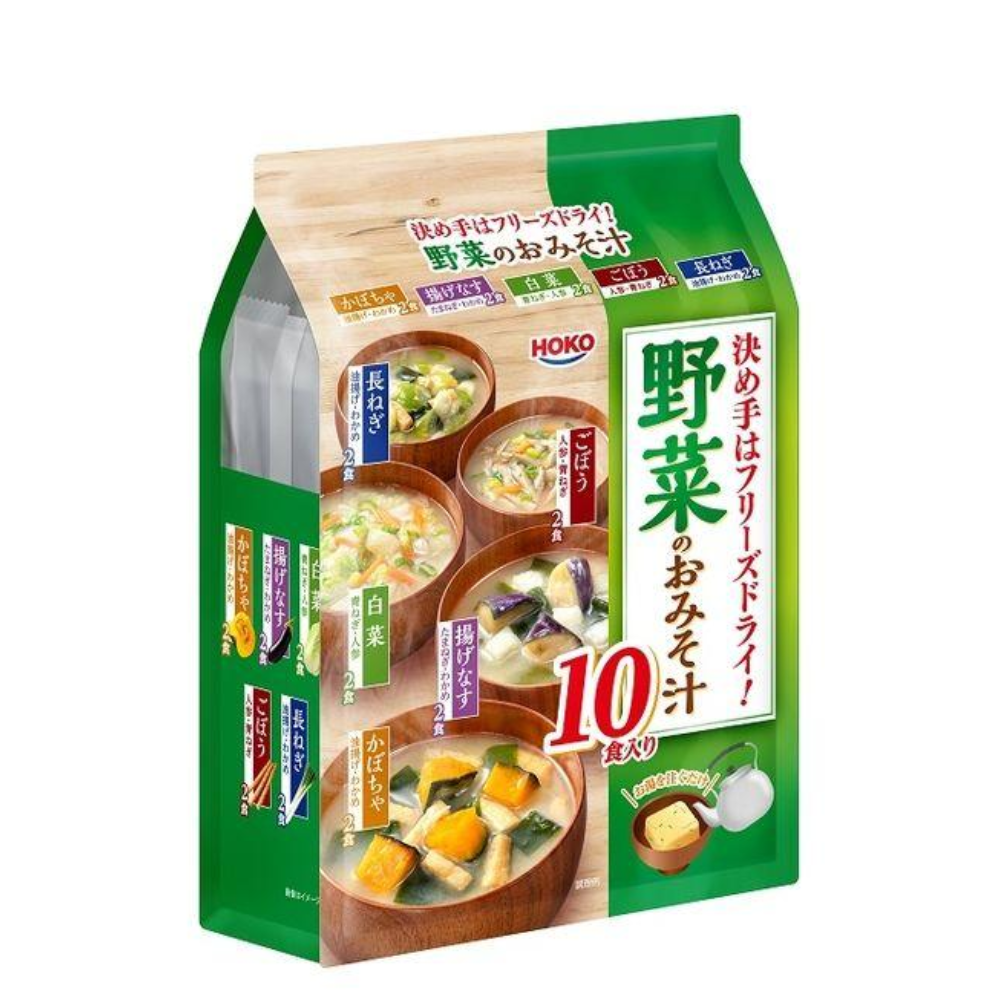 HOKO 蔬菜味噌湯 即時湯包 1包(10 份入)