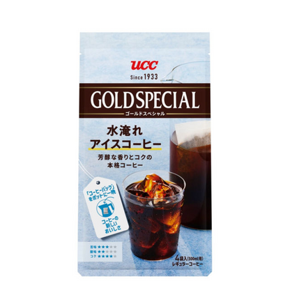 UCC 上島咖啡店 金牌特製 冷萃冰咖啡 1袋（4入）