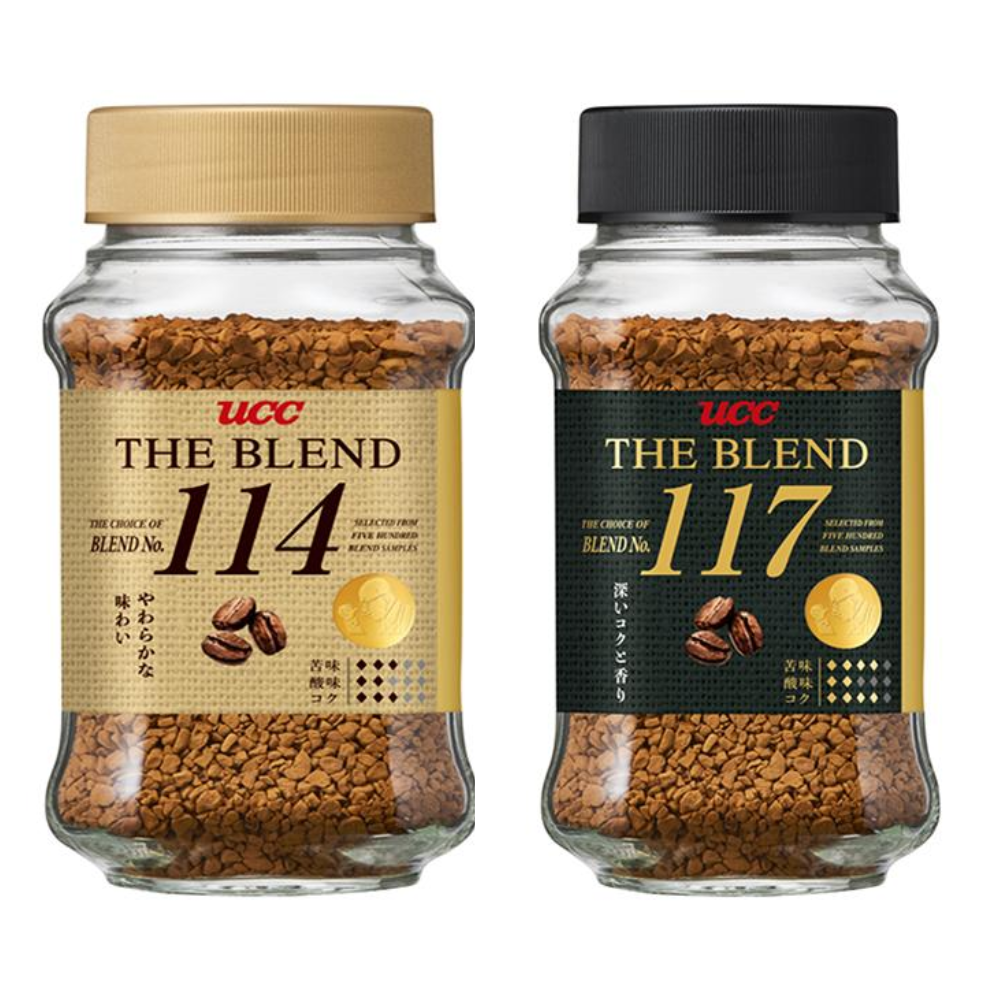 UCC 上島咖啡 (The Blend 114/The Blend 117) 即溶咖啡 瓶裝 90克