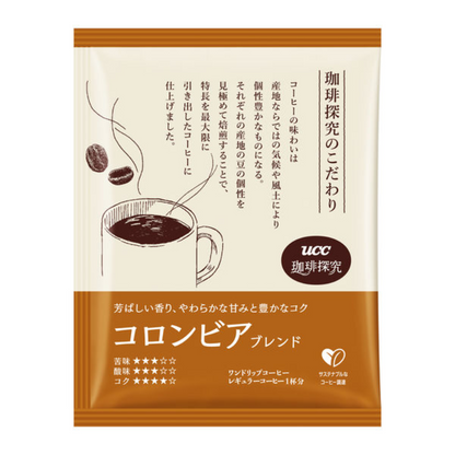 UCC 上島咖啡店 咖啡探索 濾掛咖啡 (哥倫比亞特調/摩卡特調)  1 袋 ( 12 杯入)