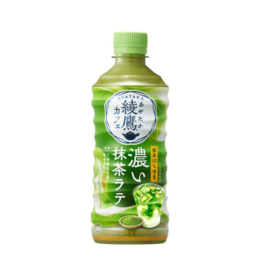 可口可樂 綾鷹 Cafe 濃抹茶拿鐵 1 瓶 (440 ml)