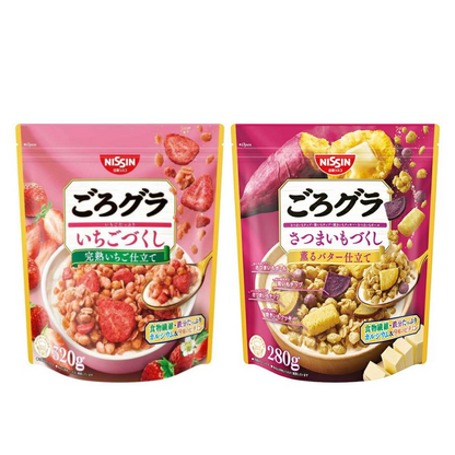 Nissin Cisco 日清 水果粽合穀物麥片 (草莓口味 320g / 地瓜口味 280g)