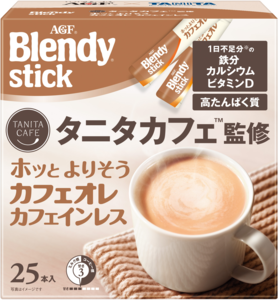 AGF 微奢華咖啡店 Blendy Tanita Cafe (咖啡歐蕾/奶茶)無咖啡因 1 盒（25 杯入）