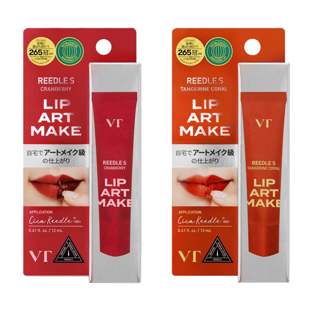 VTCosmetics Reedle S 染色唇蜜（蔓越莓色/橘子珊瑚色）12g