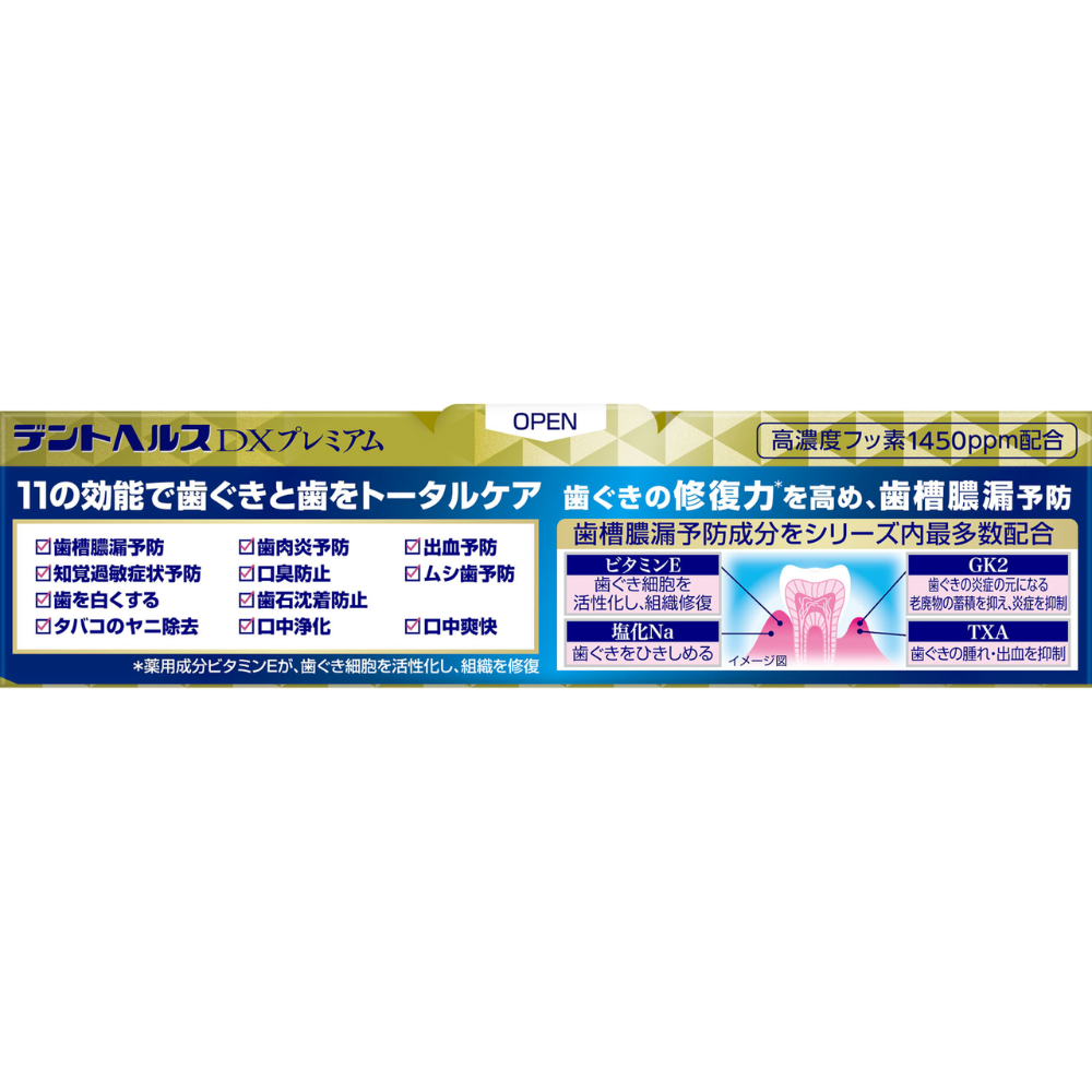 LION 獅王 牙膏 DX Premium 牙周病 牙周炎 90g