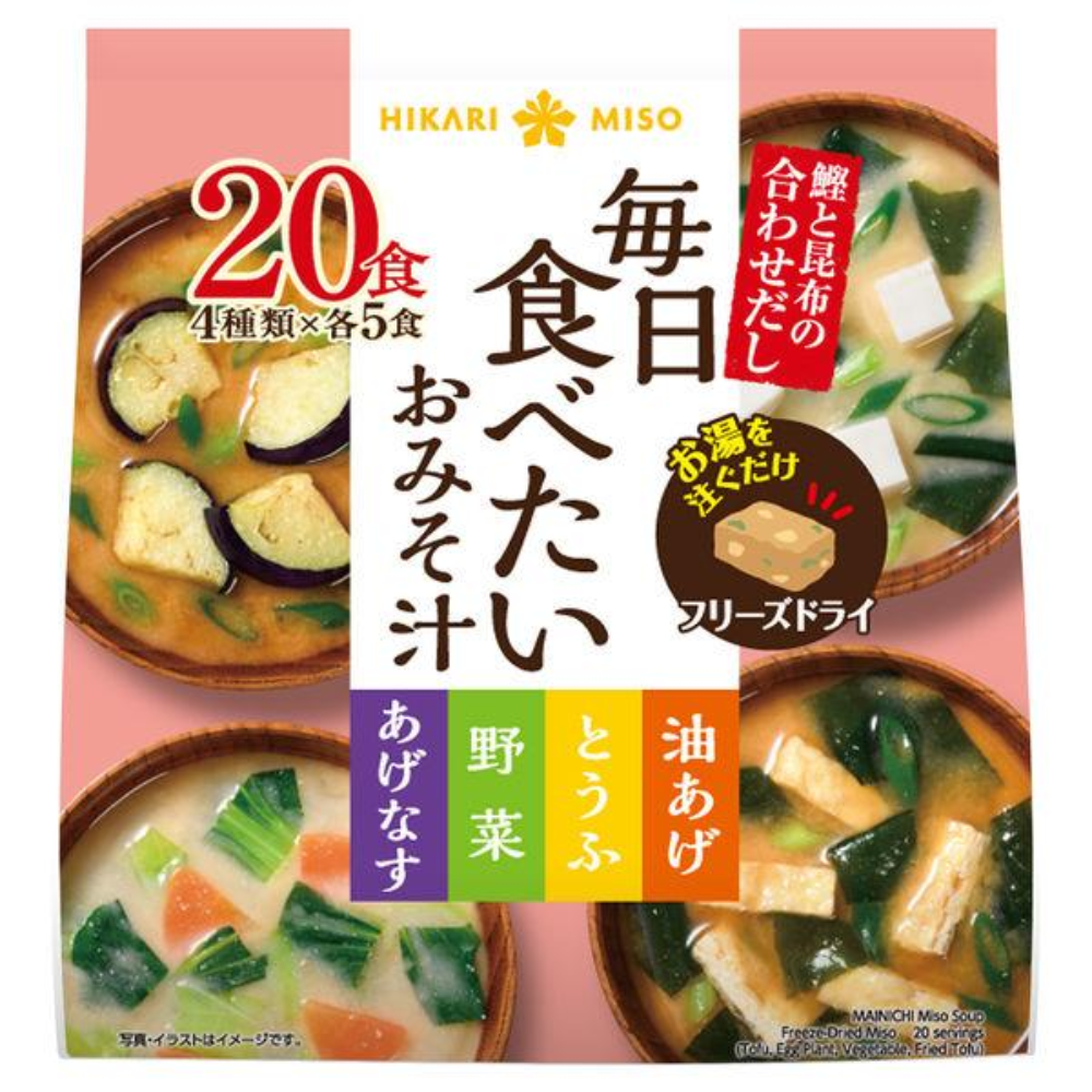 HIKARI MISO 喜康瑞 每日 方便 速食 味噌湯 1包（8份入/20份入）