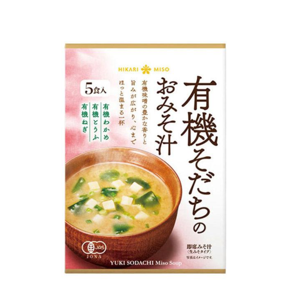 HIKARI MISO 喜康瑞  有機味噌湯 生味噌即食湯 速食味噌湯 1 袋（5 份入）