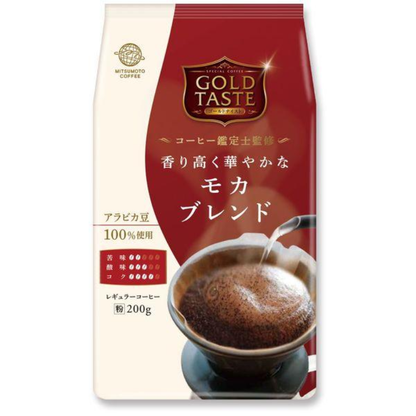 MITSUMOTO COFFEE三本咖啡 GOLD TASTE 咖啡粉（摩卡特調/濃縮特調/特選特調）200g