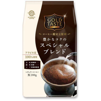 MITSUMOTO COFFEE三本咖啡 GOLD TASTE 咖啡粉（摩卡特調/濃縮特調/特選特調）200g