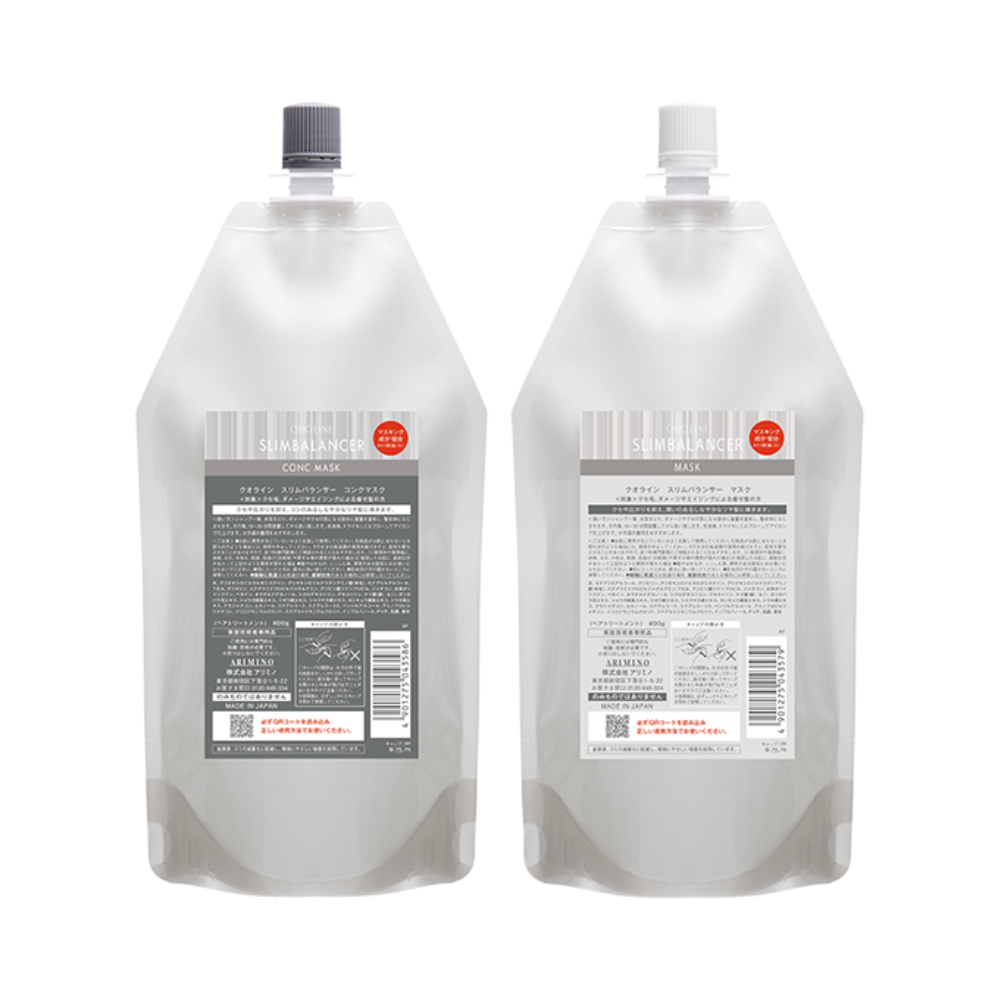 ARIMINO 愛麗美 Quoline（纖盈平衡修護髮膜/纖盈平衡髮膜）補充裝 400g