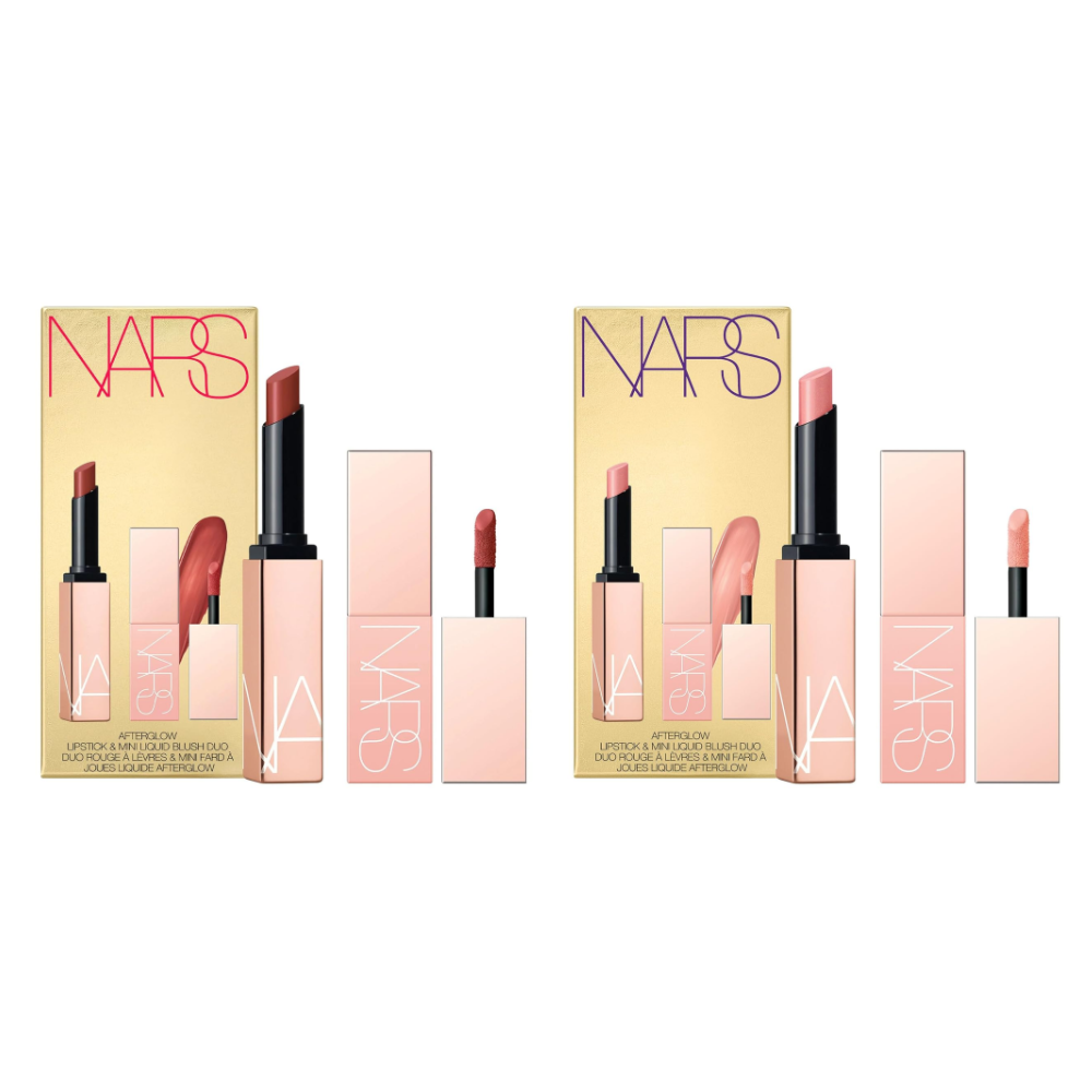 NARS Afterglow 唇膏 & 迷你液體腮紅 套組（1.5g唇膏+3.2ml腮紅）