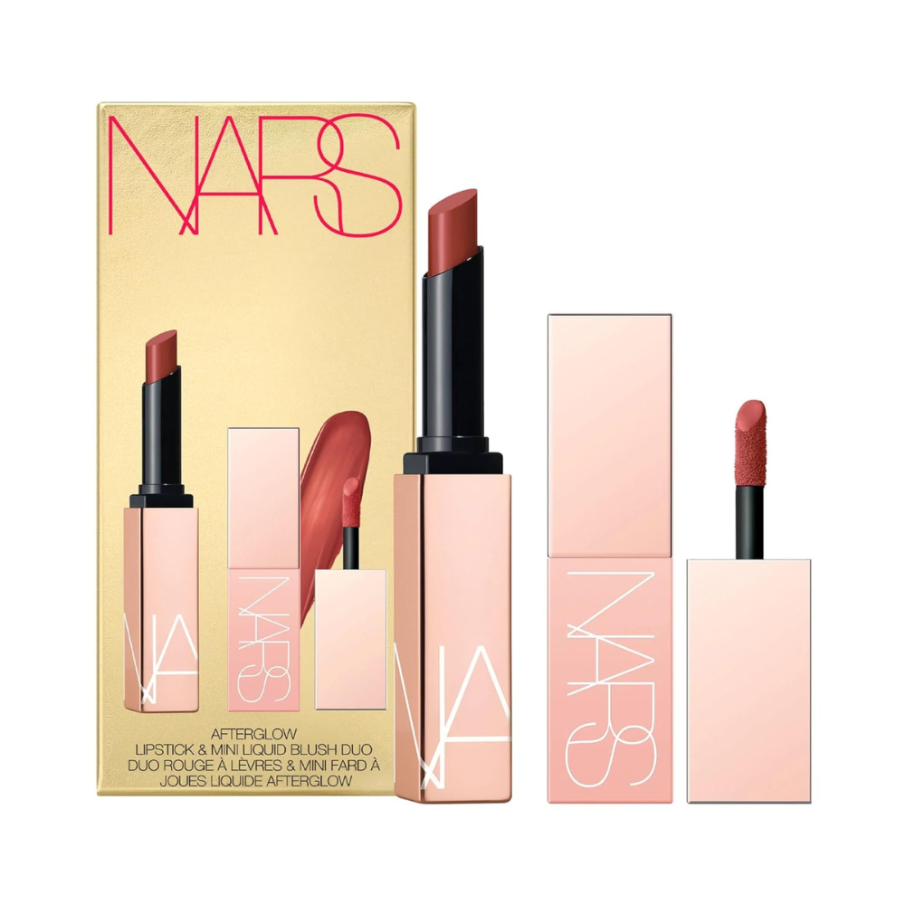 NARS Afterglow 唇膏 & 迷你液體腮紅 套組（1.5g唇膏+3.2ml腮紅）
