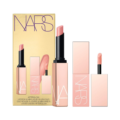 NARS Afterglow 唇膏 & 迷你液體腮紅 套組（1.5g唇膏+3.2ml腮紅）