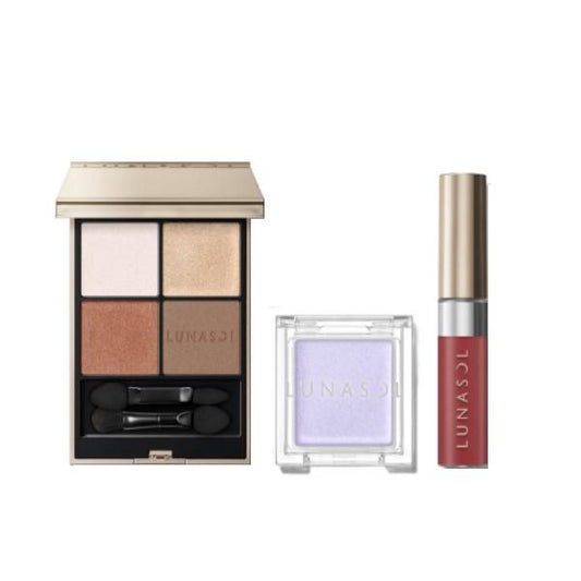 LUNASOL Frozen Garden 2024 冬季眼影唇膏組