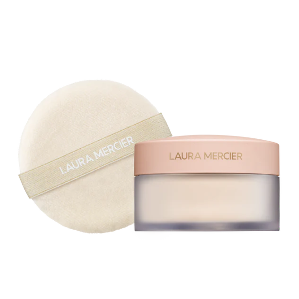 LAURA MERCIER 蘿拉蜜思 透感柔焦定妝蜜粉及粉撲 套組 限量版