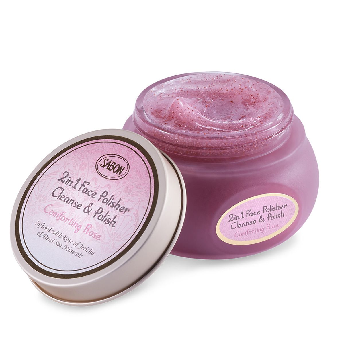 SABON 臉部去角質磨砂膏 125ml #舒緩玫瑰