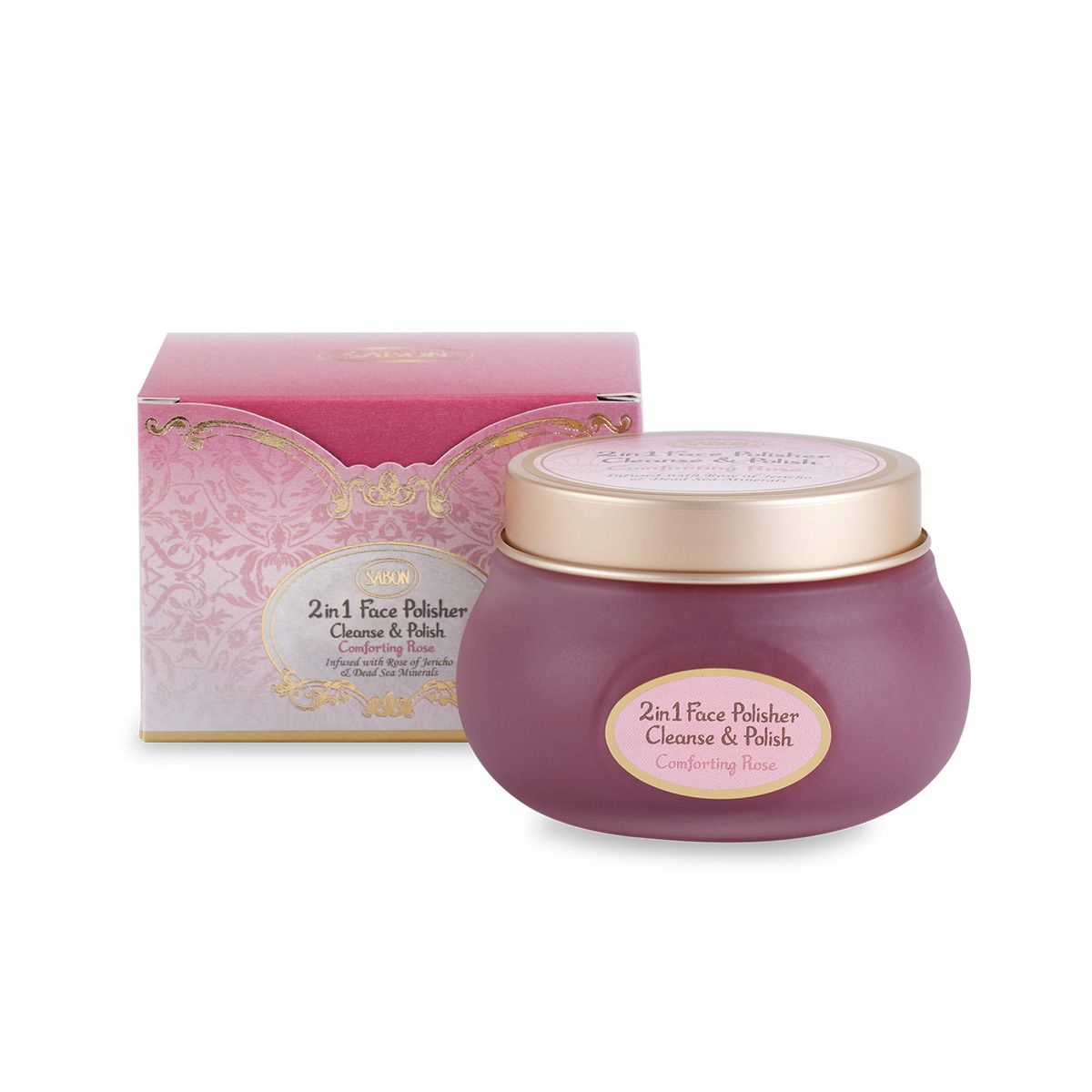 SABON 臉部去角質磨砂膏 125ml #舒緩玫瑰